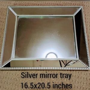 Decorative mirror tray